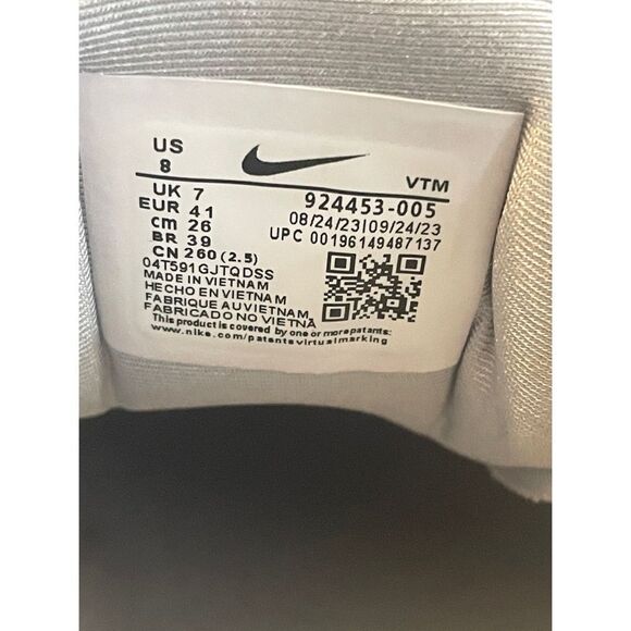 Nike Womens Musique 4 Sz 8 White Leather Dancing Shoes Lace Up Low Top Sneakers - Picture 5 of 11